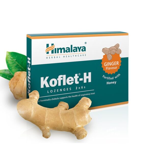 Himalaya Koflet H pastile za grlo đumbir i med